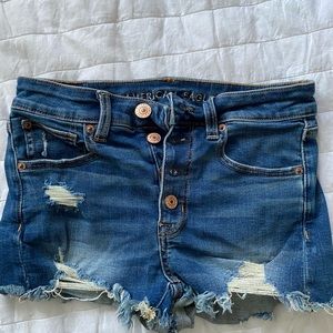 American eagle jean shorts
